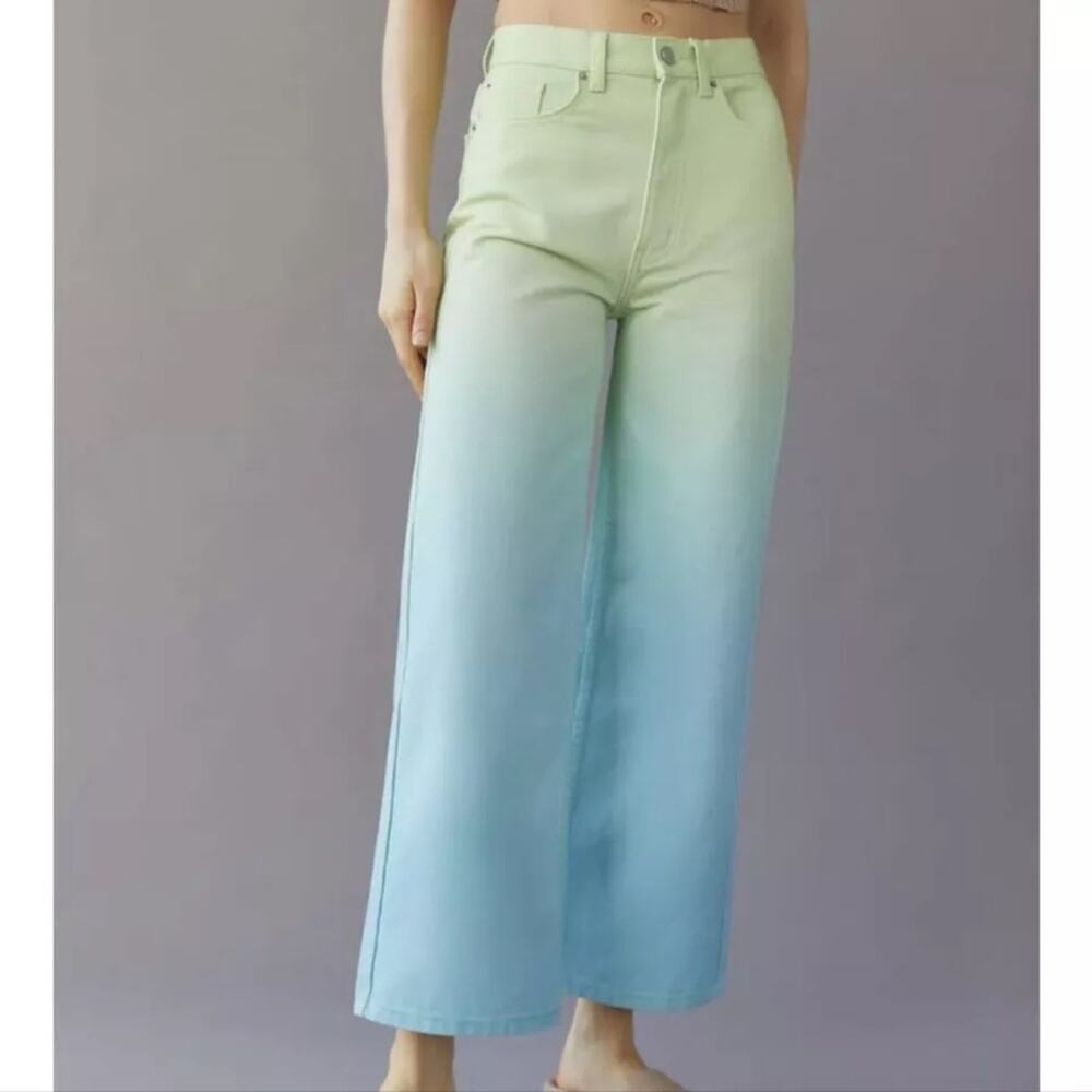 BDG Womens 25 High & Wide Ombre Jeans
